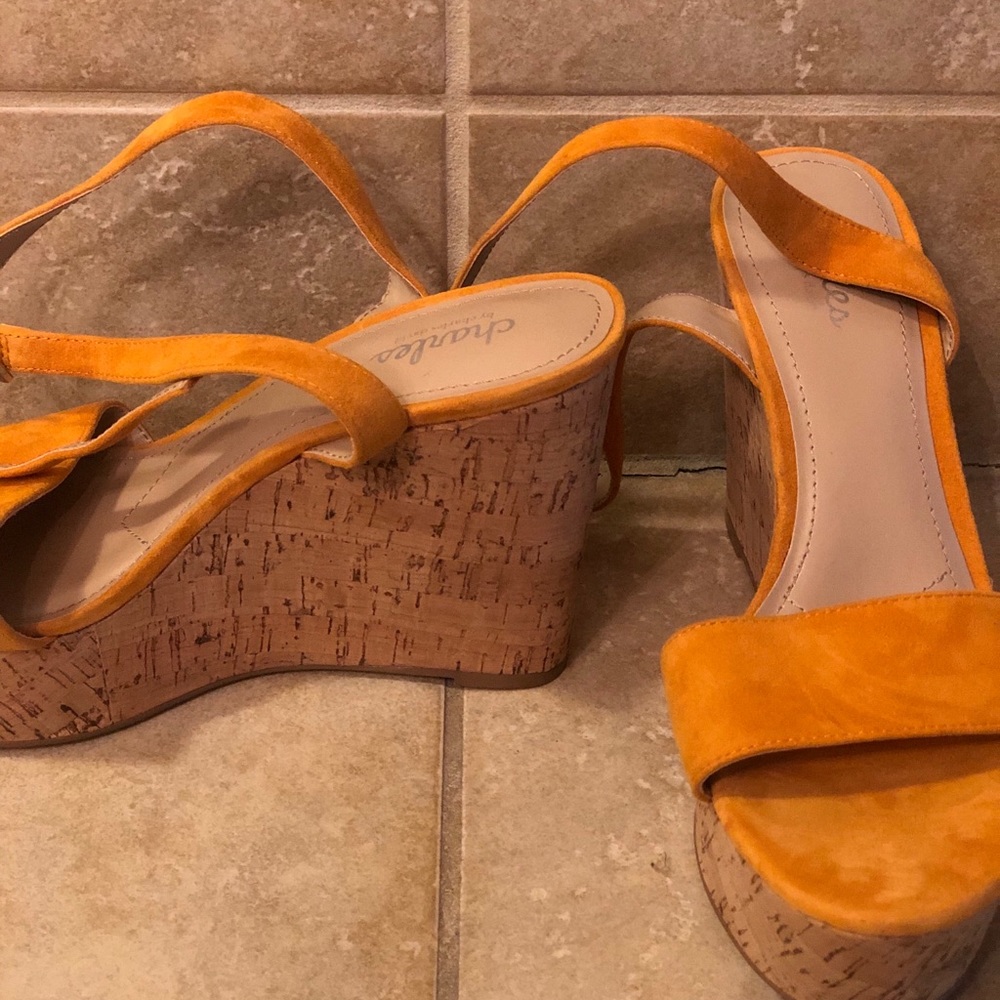 Ankle strap wedges